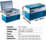 APP Control Portable Compressor Mini Fridge Freezer - Julia M LifeStyles