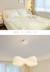 Princess Butterfly Bow Chandelier - Cute LED Ceiling Light for Kids Room - Julia M LifeStyles