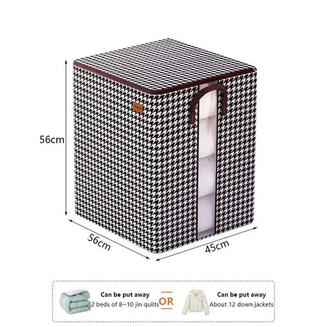 Quilt Storage Box Dustproof Organizers Non - Woven Wardrobe Space Saving Bag House - Moving Bedding Box Travel Storage Organization - Julia M LifeStyles