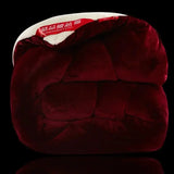 Thick Lambskin Warmth Retention Material Double Bed Winter Quilt - Julia M LifeStyles