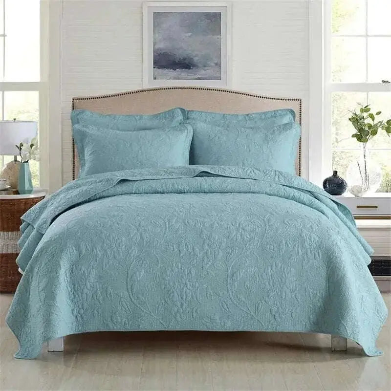 Cotton Patchwork Quilt Set - Julia M LifeStyles