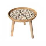 The Juliet Rattan Weaving Round Table for Thy Abode - Julia M LifeStyles
