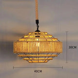 Retro Hemp Rope E27 Industrial Style LED Pendant Light - Julia M LifeStyles