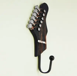 Retro 1 Pcs Guitar Heads Hooks Music Home Resin Clothes Hat Hanger Movie Wall Mounted Hook for Home Decoration - Julia M LifeStyles