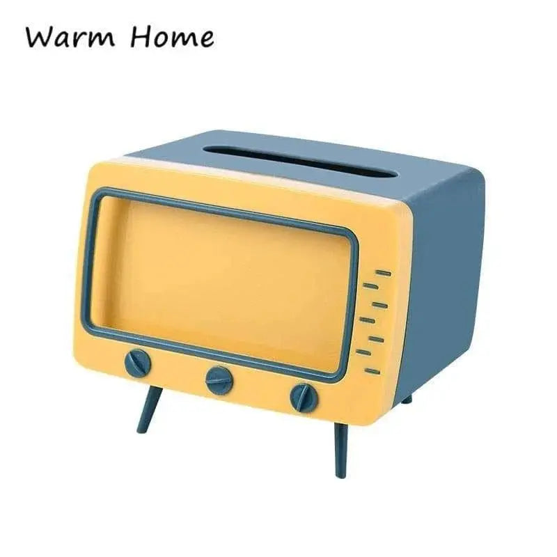 Creative Tissue Boxes Retro Television Phone Holder - Julia M LifeStyles