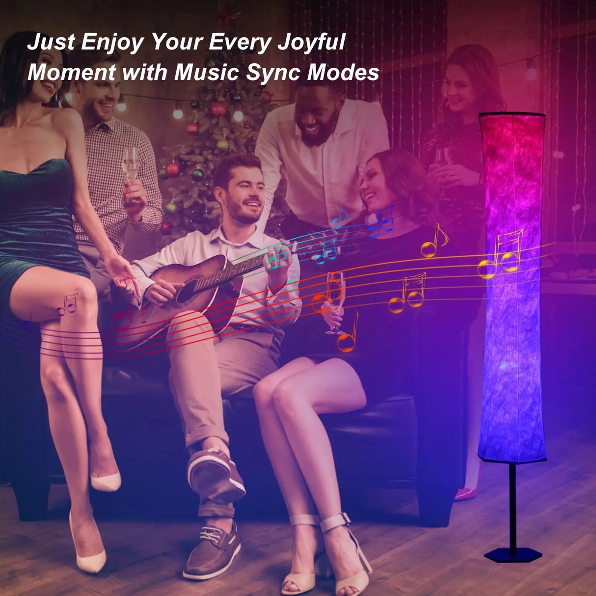 Julia M Lifestyles RGB Remote Control Floor Lamp - Julia M LifeStyles