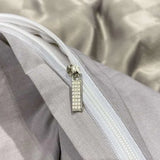 High Quality Satin Jacquard And Cotton Chic Gold Edge Duvet Cover Set - Julia M LifeStyles