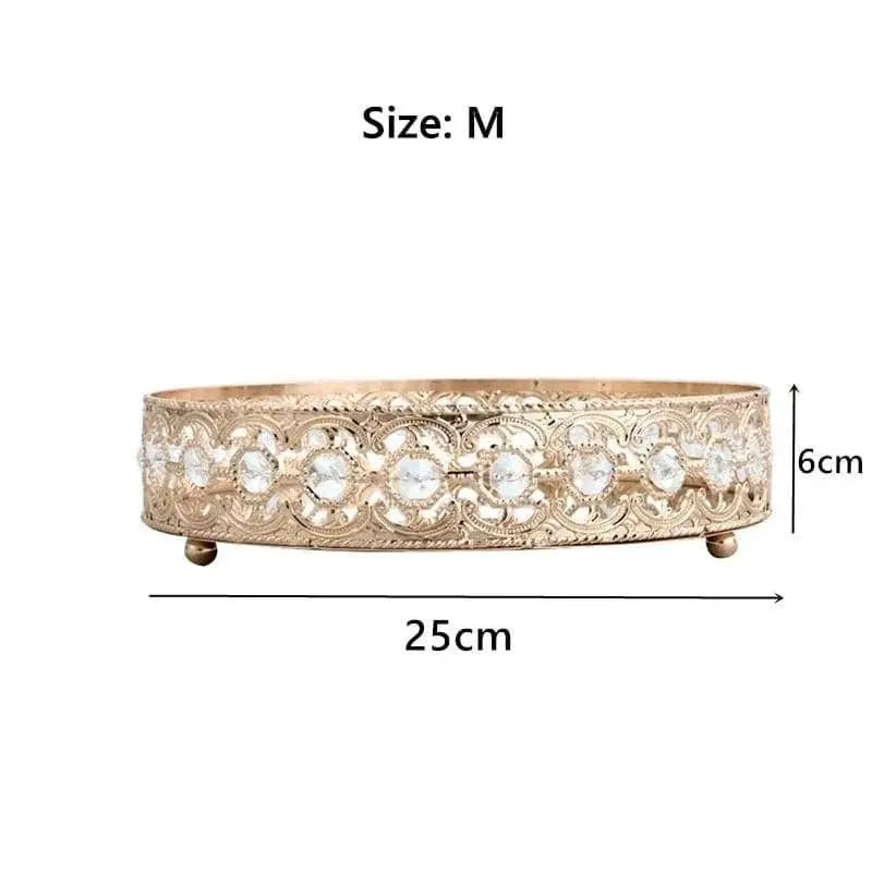 Vintage Hollow-carved Glass Mirror Tray - Keep Your Sundries Organized in Style - Elevate Any Setting - Julia M LifeStyles