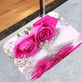 Floral Waterproof Bathroom Shower Curtain Set - Julia M LifeStyles