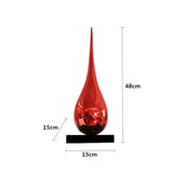 Nordic Room Decor Geometric Water Drop Sculpture - Julia M LifeStyles