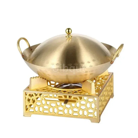 Single Person Eco-Friendly Copper Hotpot with Solid Alcohol Furnace - Julia M LifeStyles