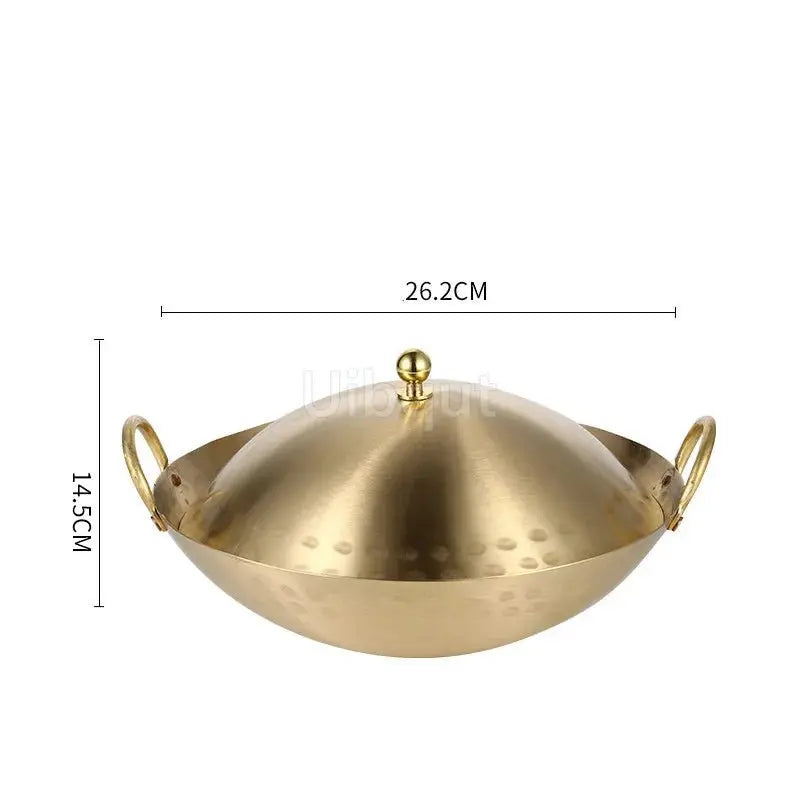 Single Person Eco-Friendly Copper Hotpot with Solid Alcohol Furnace - Julia M LifeStyles