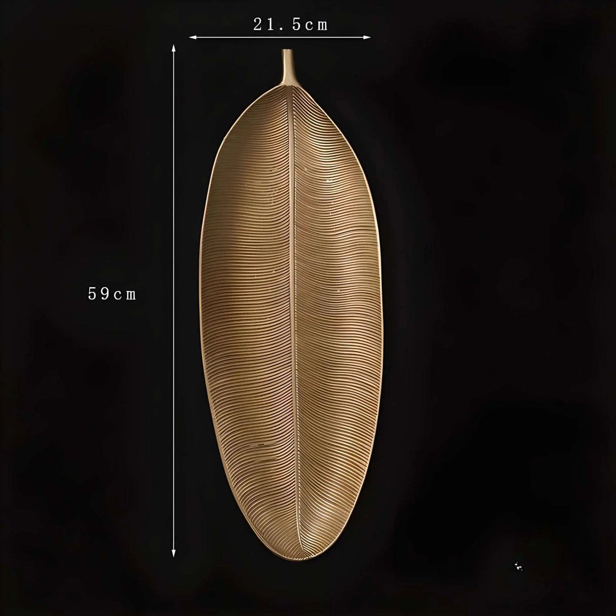 Golden Pineapple Leaf Serving Tray - Versatile Nordic Decor Organizer - Julia M LifeStyles