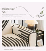 Scandinavian Chenille Non-Slip Sofa Cover Julia M Home & Kitchen