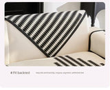 Scandinavian Chenille Non-Slip Sofa Cover Julia M Home & Kitchen