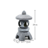 Solar-Powered Zen Garden Decor: Pagoda Lanterns & Statues eprolo