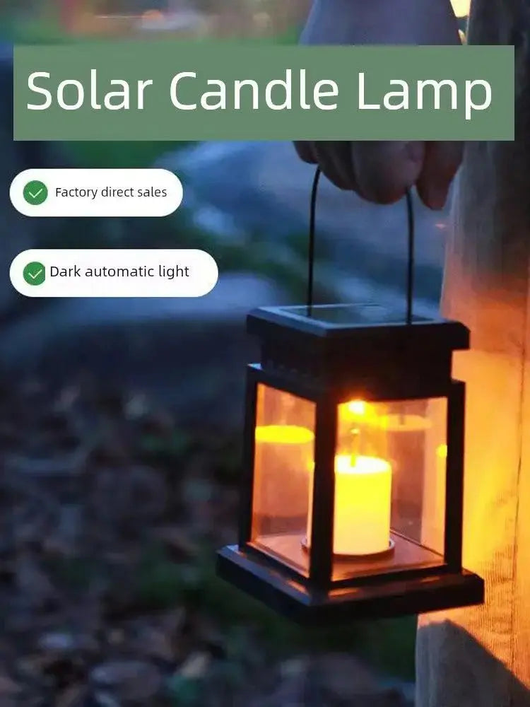 Solar-Powered LED Hanging Candle Light - European Style - Julia M LifeStyles