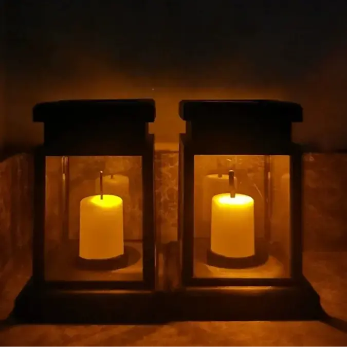 Solar-Powered LED Hanging Candle Light - European Style - Julia M LifeStyles