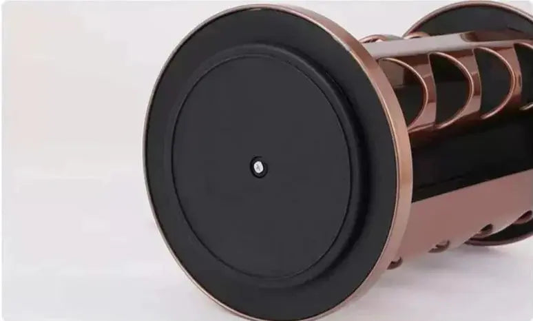 Elegant Rose Gold Stainless Steel & Glass Rotating Seasoning Container - Julia M LifeStyles