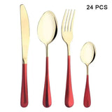Cutlery Set Western Spoon Fork Knife Set - Home & Restaurant Tableware - Julia M LifeStyles