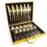 Cutlery Set Western Spoon Fork Knife Set - Home & Restaurant Tableware - Julia M LifeStyles
