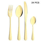 Cutlery Set Western Spoon Fork Knife Set - Home & Restaurant Tableware - Julia M LifeStyles