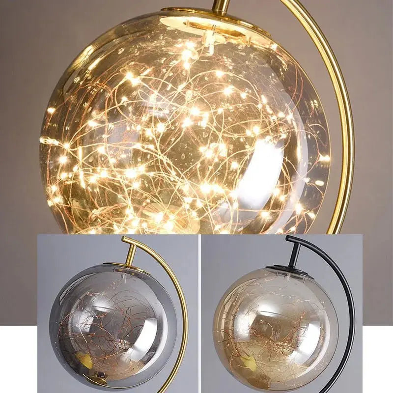 Julia M Lifestyles Starry Glass Floor Lamp 🌟 - Julia M LifeStyles