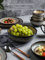 Shed Retro Domestic Stylish Steak Plate Ceramic Bowl - Julia M LifeStyles