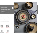 Shed Retro Domestic Stylish Steak Plate Ceramic Bowl - Julia M LifeStyles