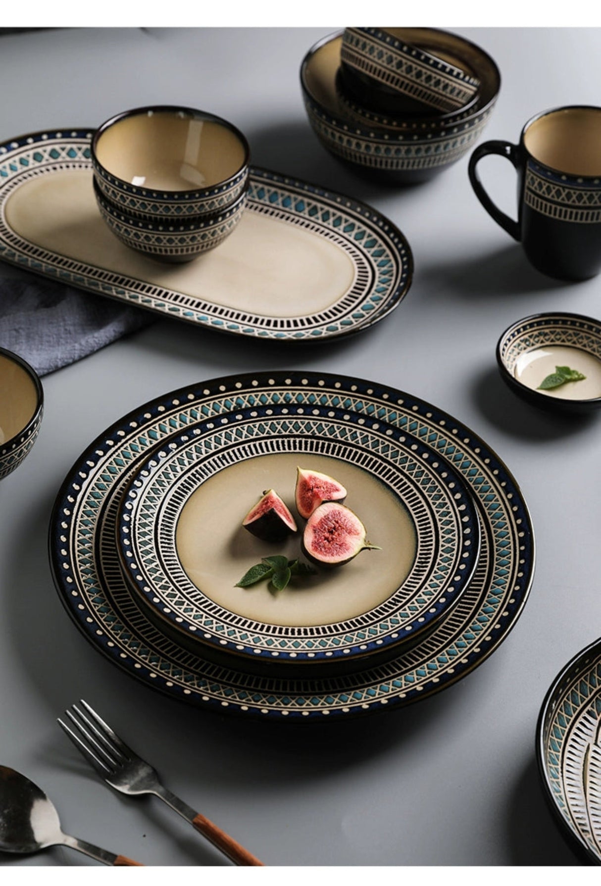 Shed Retro Domestic Stylish Steak Plate Ceramic Bowl - Julia M LifeStyles