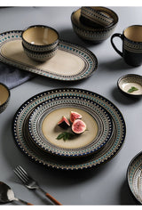 Shed Retro Domestic Stylish Steak Plate Ceramic Bowl - Julia M LifeStyles