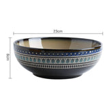 Shed Retro Domestic Stylish Steak Plate Ceramic Bowl - Julia M LifeStyles