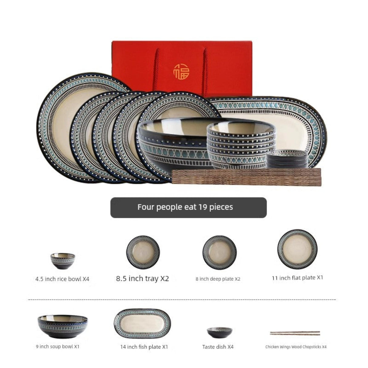 Shed Retro Domestic Stylish Steak Plate Ceramic Bowl - Julia M LifeStyles