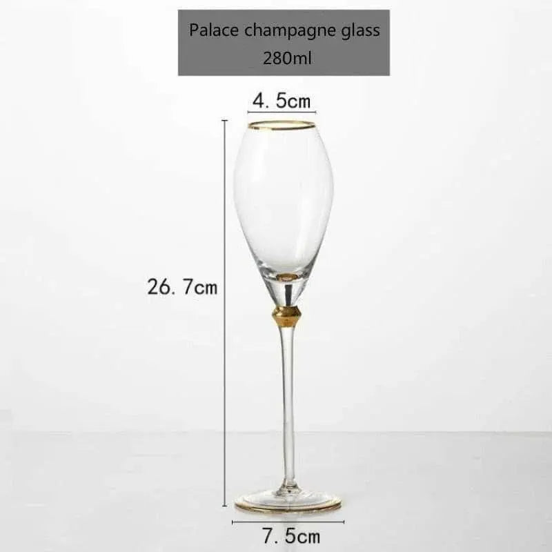 Royal Style Goblet Wine Glass Set - Julia M LifeStyles