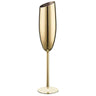 Elegant Stainless Steel Beveled Champagne Goblets - Julia M LifeStyles