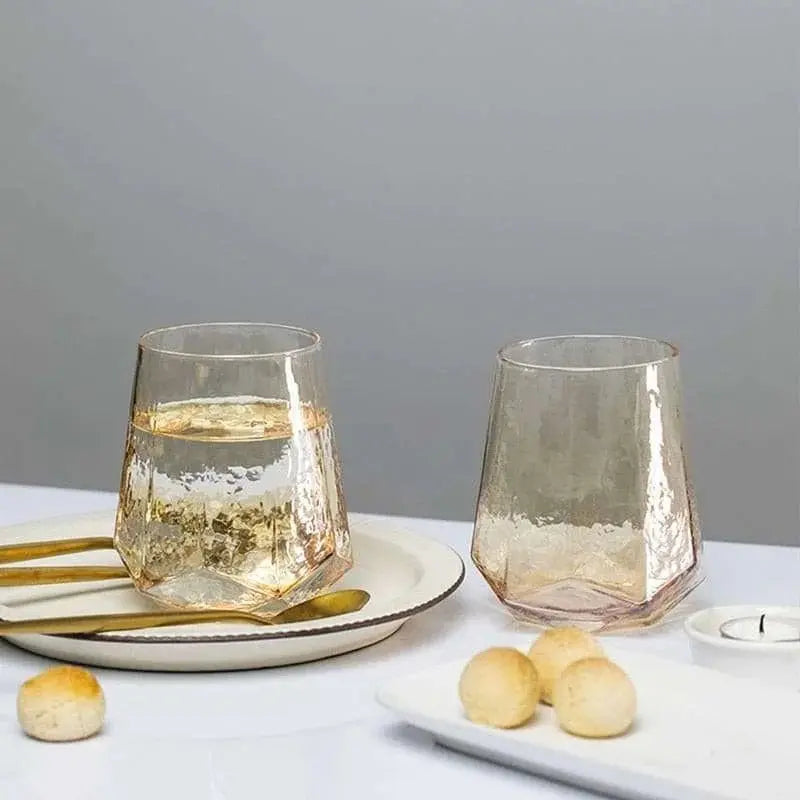 Luxury Hexagonal Crystal Glass Set - Julia M LifeStyles