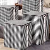 Nonwoven Quilt Cotton Storage Bag Home Organization Household Clothes Large Capacity Organizer Packing Organizing Side Window - Julia M LifeStyles