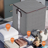 Nonwoven Quilt Cotton Storage Bag Home Organization Household Clothes Large Capacity Organizer Packing Organizing Side Window - Julia M LifeStyles