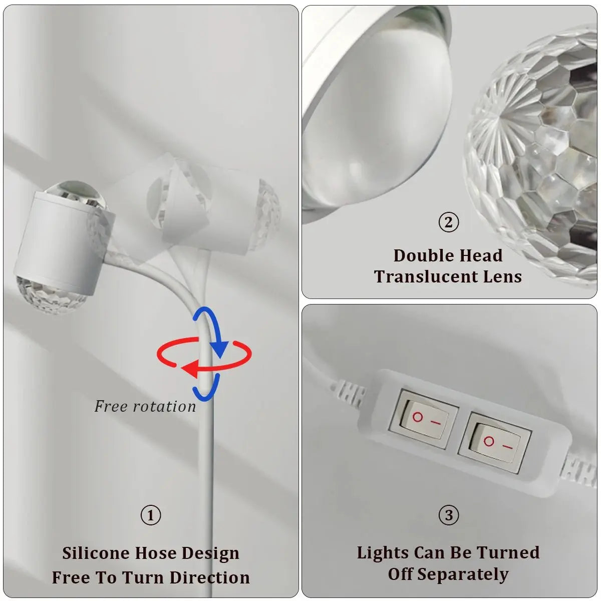 Julia M Lifestyles Double-Sided Sunset Light Projection Floor Lamp - Julia M LifeStyles