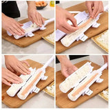 Sushi Master Deluxe Kit: Japanese Rice Ball Cake Roll Mold & Sushi Tool Set - Julia M LifeStyles