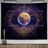 Nordic Flower Tarot Tapestry - Moon Phase Wall Hanging Decor - Julia M LifeStyles