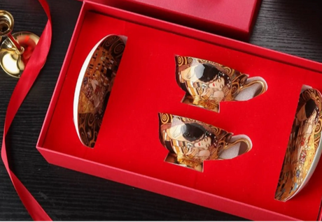 Luxury Bone China Coffee Cup & Saucer Gift Set - Julia M LifeStyles