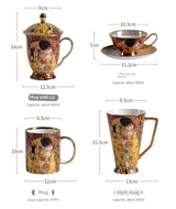 Luxury Bone China Coffee Cup & Saucer Gift Set - Julia M LifeStyles