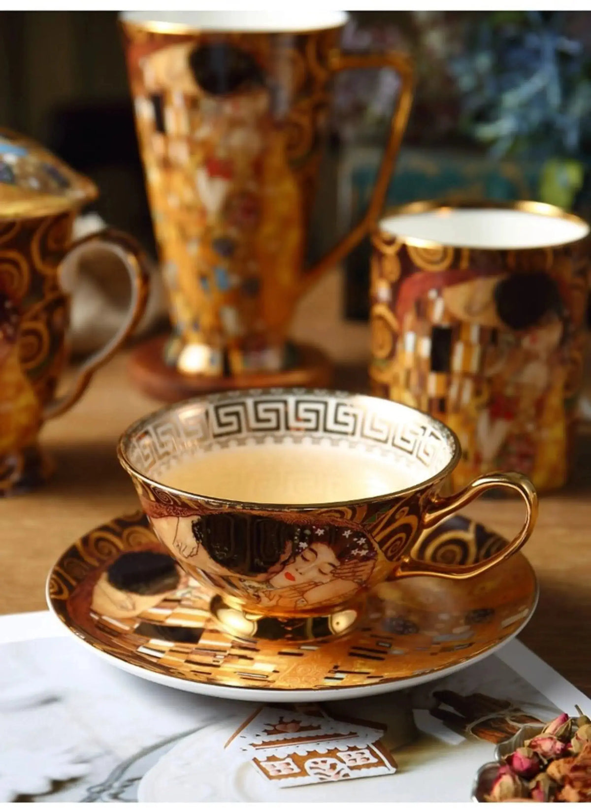 Luxury Bone China Coffee Cup & Saucer Gift Set - Julia M LifeStyles