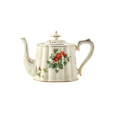 Elegant White & Gold Bone China Teapot and Mug Set for 3 - Julia M LifeStyles