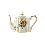 Elegant White & Gold Bone China Teapot and Mug Set for 3 - Julia M LifeStyles