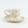 Elegant White & Gold Bone China Teapot and Mug Set for 3 - Julia M LifeStyles