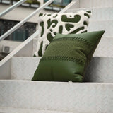 Modern Minimalist Ins Style Cream Style Pillow Classy Green Abstract Graphic Accessible Luxury Classy Hotel Sofa Cushion - Julia M LifeStyles
