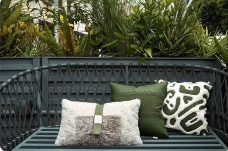 Modern Minimalist Ins Style Cream Style Pillow Classy Green Abstract Graphic Accessible Luxury Classy Hotel Sofa Cushion - Julia M LifeStyles