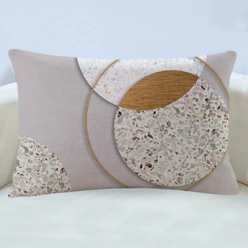 Modern Light Luxury Earth Warm Color Stain Resistant Living Room Pillow (GBCPQ) - Julia M LifeStyles
